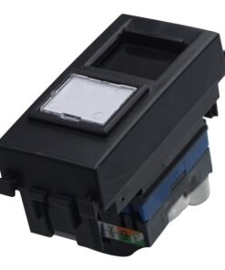 Alternative view of Serie Civile ETTROIT Nero Compatibile Con Vimar Arke (Presa Dati RJ45 CAT6)