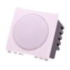 Serie Civile ETTROIT Bianco Compatibile Con Vimar Arke (Luce Emergenza LED 2M 6000K)