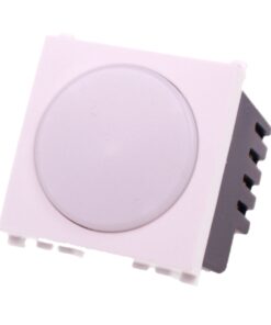 Serie Civile ETTROIT Bianco Compatibile Con Vimar Arke (Luce Emergenza LED 2M 6000K)