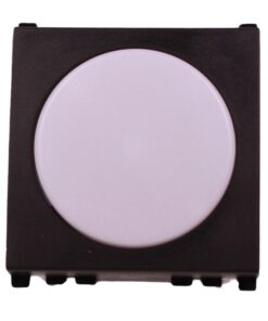 Alternative view of Serie Civile ETTROIT Nero Compatibile Con Vimar Arke (Luce Emergenza LED 2M 6000K)