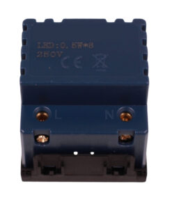 Serie Civile ETTROIT Nero Compatibile Con Vimar Arke (Luce Emergenza LED 2M 6000K) - immagine 3