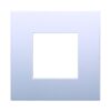 Placca Plastica ETTROIT Serie Venus 2 Posti/Moduli 502 Compatibile Con Vimar Arke, 14 Colori Disponibili (Bianco)