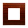 Placca Plastica ETTROIT Serie Venus 2 Posti/Moduli 502 Compatibile Con Vimar Arke, 14 Colori Disponibili (Radica)