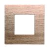Placca Plastica ETTROIT Serie Venus 2 Posti/Moduli 502 Compatibile Con Vimar Arke, 14 Colori Disponibili (Legno Chiaro) - ASDSHOP