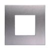 Placca Plastica ETTROIT Serie Venus 2 Posti/Moduli 502 Compatibile Con Vimar Arke, 14 Colori Disponibili (Bronzo)