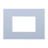Placca Plastica ETTROIT Serie Venus 3 Posti/Moduli 503 Compatibile Con Vimar Arke, 14 Colori Disponibili (Bianco)