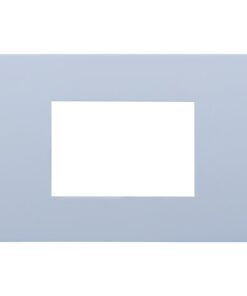 Placca Plastica ETTROIT Serie Venus 3 Posti/Moduli 503 Compatibile Con Vimar Arke, 14 Colori Disponibili (Bianco)