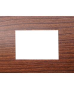 Placca Plastica ETTROIT Serie Venus 3 Posti/Moduli 503 Compatibile Con Vimar Arke, 14 Colori Disponibili (Radica) - immagine 3
