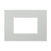 Placca Plastica ETTROIT Serie Venus 3 Posti/Moduli 503 Compatibile Con Vimar Arke, 14 Colori Disponibili (Sabbia)