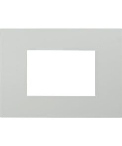 Placca Plastica ETTROIT Serie Venus 3 Posti/Moduli 503 Compatibile Con Vimar Arke, 14 Colori Disponibili (Sabbia)
