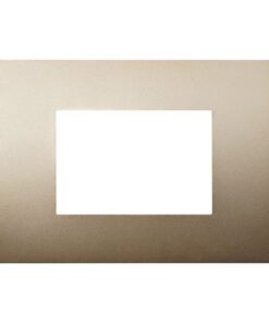 Alternative view of Placca Plastica ETTROIT Serie Venus 3 Posti/Moduli 503 Compatibile Con Vimar Arke, 14 Colori Disponibili (Oro)