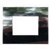 Placca Plastica ETTROIT Serie Venus 3 Posti/Moduli 503 Compatibile Con Vimar Arke, 14 Colori Disponibili (Cromato Lucido)
