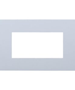 Placca Plastica ETTROIT Serie Venus 4 Posti/Moduli 504 Compatibile Con Vimar Arke, 14 Colori Disponibili (Bianco) - immagine 3