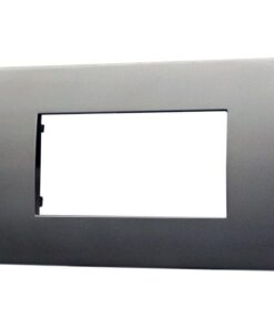 Alternative view of Placca Plastica ETTROIT Serie Venus 4 Posti/Moduli 504 Compatibile Con Vimar Arke, 14 Colori Disponibili (Bronzo)