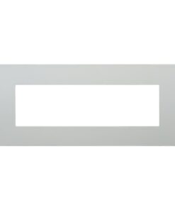 Placca Plastica ETTROIT Serie Venus 7 Posti/Moduli 507 Compatibile Con Vimar Arke, 14 Colori Disponibili (Sabbia)