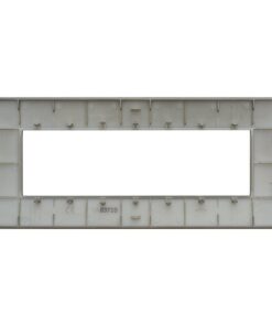Alternative view of Placca Plastica ETTROIT Serie Venus 7 Posti/Moduli 507 Compatibile Con Vimar Arke, 14 Colori Disponibili (Bronzo)