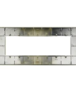 Alternative view of Placca Plastica ETTROIT Serie Venus 7 Posti/Moduli 507 Compatibile Con Vimar Arke, 14 Colori Disponibili (Oro Lucido)