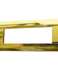 Placca Plastica ETTROIT Serie Venus 7 Posti/Moduli 507 Compatibile Con Vimar Arke, 14 Colori Disponibili (Oro Lucido) - immagine 3