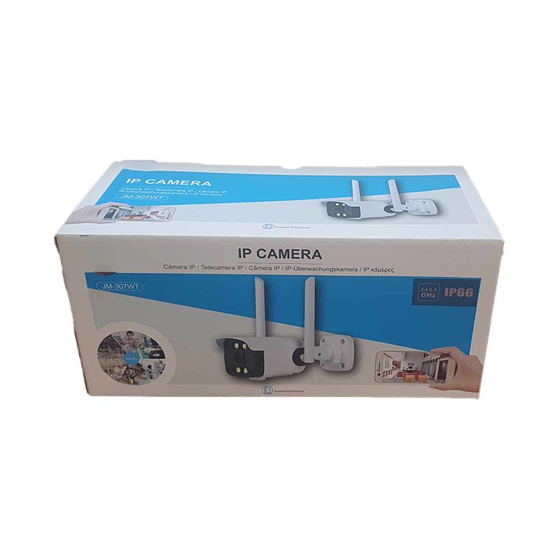 Telecamera WiFi da Interno Esterno Video Sorveglianza Bullet di Sicurezza 3MP Full HD 2304x1296p IP66 Impermeabile 90 gradi - immagine 3