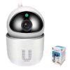 Telecamera di Sicurezza Wi-Fi 2MP Supporta 2.4 e 5Ghz Videocamera di Sorveglianza Regolabile 355 Sensore di Movimento Integrato Modello 7446 - ASDSHOP