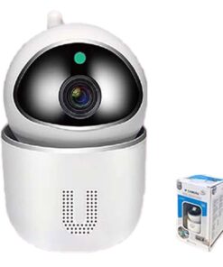 Telecamera di Sicurezza Wi-Fi 2MP Supporta 2.4 e 5Ghz Videocamera di Sorveglianza Regolabile 355 Sensore di Movimento Integrato Modello 7446
