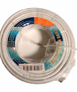 Cavo Coassiale Bassa Perdita RF 75 OHM per Trasmissione di Segnali TV Audio Video Radio e Satellitari Fai da Te 50 metri