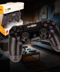 Joystick per PS4 Wireless per Console Computer Fisso e Portatile Plug and Play Ricaricabile con Micro USB con Ingresso Cuffie Integrato 400mah
