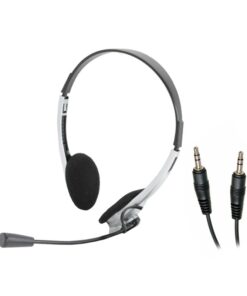 Cuffia con Microfono per PC Doppio Jack 3,5mm Audio Microfono Separato