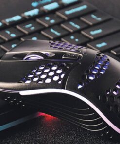 Mouse Ottico Ergonomico USB 2.0 Anti Sudore Retro Illuminato Colori RGB Casuale Tasto DPI Max 12K Filo 1,25 Metri Colore Venduto Casualmente Bianco Celeste Nero