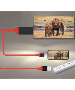 Adattatore Da Lightning A HDMI HDTV Cavo 2 Metri Per Smartphone Android A TV Monitor Proiettore - immagine 5