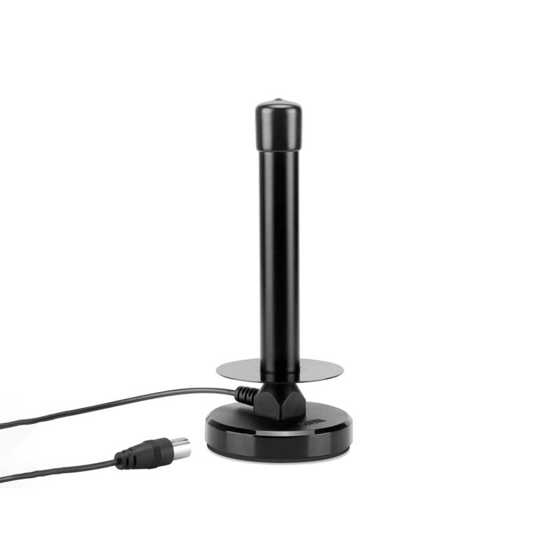 Antenna TV Interna Antenna Portatile DVB-T 30dB Base Magnetica Cavo 1,5M - immagine 2