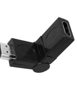 Convertitore Adattatore Da HDMI Femmina a HDMI Maschio Snodabile Angolabile 360 Gradi - immagine 3