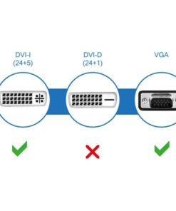 Convertitore Da DVI 12+5 a VGA Video Adapter Cable Converter for PC Dvd Monitor