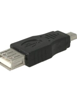 Convertitore Adattatore da USB Femmina a Mini USB Maschio - immagine 3