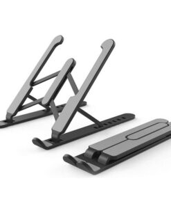 Supporto Notebook Regolabile Supporto Laptop Scrivania Pieghevole Design Ergonomico Stabile In ABS - immagine 5