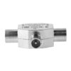 Sdoppiatore Splitter per Antenna TV in Metallo 1 Maschio 2 Femmine Distributore Derivatore Accoppiamento Antenna TV - ASDSHOP