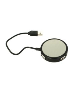 HUB USB a 4 Porte USB 2.0 Cavo 20cm Forma Rotondo