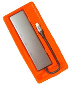 Alternative view of Hub USB C con Ingresso 3 porte USB 1 USB C e 1 HDMI con cavo 15 cm