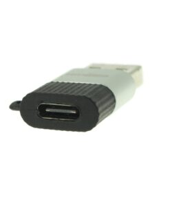 Adattatore Da USB Type C Femmina a USB-A Maschio Con Portachiave Incluso - immagine 3