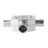 Sdoppiatore Splitter per Antenna TV in Metallo 1 Femmina 2 Maschi Distributore Derivatore Accoppiamento Antenna TV - ASDSHOP