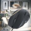 Mouse da Gioco Silenzioso Preciso Finitura Nero Opaco Cavo 1.25 metri - ASDSHOP