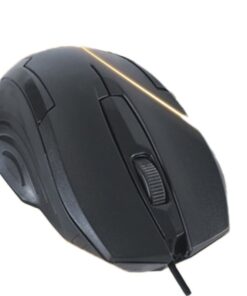 Alternative view of Mouse da Gioco Silenzioso Preciso Finitura Nero Opaco Cavo 1.25 metri