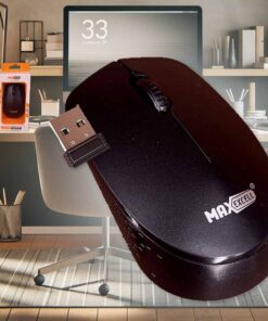 Mouse Wireless da Ufficio Lavoro Navigare Mouse Senza Filo con Design Leggera e Compatto Perfetto per Viaggio Modello Classico B