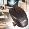 Mouse Wireless da Ufficio Lavoro Navigare Mouse Senza Filo con Design Leggera e Compatto Perfetto per Viaggio Modello Classico C - ASDSHOP