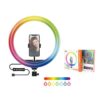 Luce ad Anello LED RGB 33cm Potente di 30W, Ring Light 360 Gradi 700LM DC 5V/2A Dimmerabile e Regolabile 2700-7000k - ASDSHOP