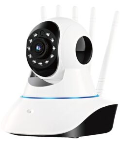 Telecamera Wi-Fi 2.4 Ghz 1080P Videocamera Sorveglianza Interno con Visione Notturna Audio Bidirezionale