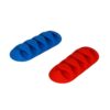 2 Pezzi Organizer Clip con Biadesivo per Gestione Cavi Alimentazione Ufficio Casa - ASDSHOP
