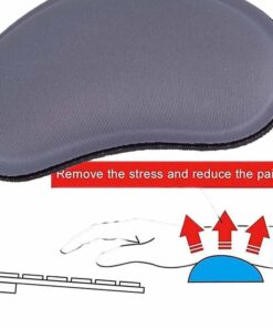 Poggiapolso per Mouse Colore Grigio 14.1 x 8 centimetri - immagine 3