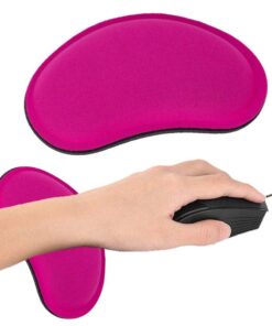 Poggiapolso per Mouse Colore Rosa 14.1 x 8 centimetri