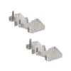 2 Adattatori Portalampada Xenon Ford Mondeo CHIA-X H7 H1 Abbagliante Mod. Metallico - ASDSHOP